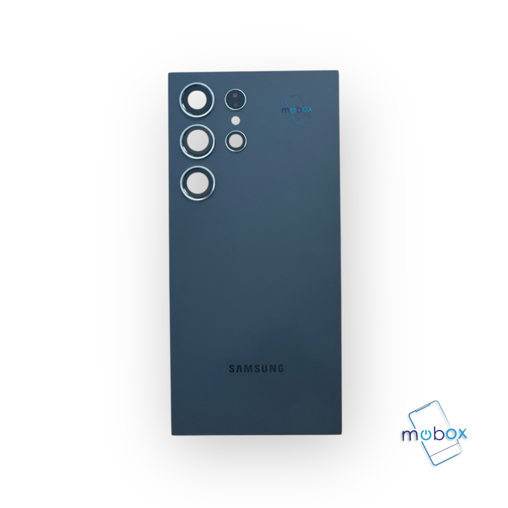 Заден капак за Samsung Galaxy S24 Ultra / SM-S928B /със стъкло камера/Titanium Black/ Сиво -Черен