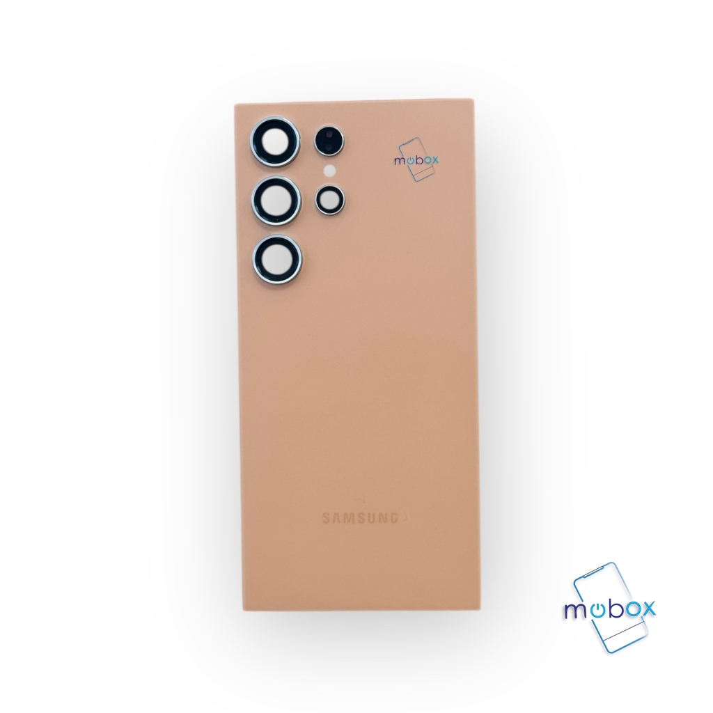 Заден капак за Samsung Galaxy S24 Ultra / SM-S928B /със стъкло камера/Titanium Orange / Оранжев