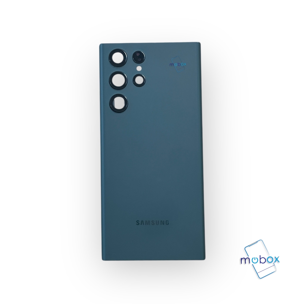 Заден капак за Samsung Galaxy S22 Ultra 5G / SM-S908B/ със стъкло камера/ Green/ Зелен