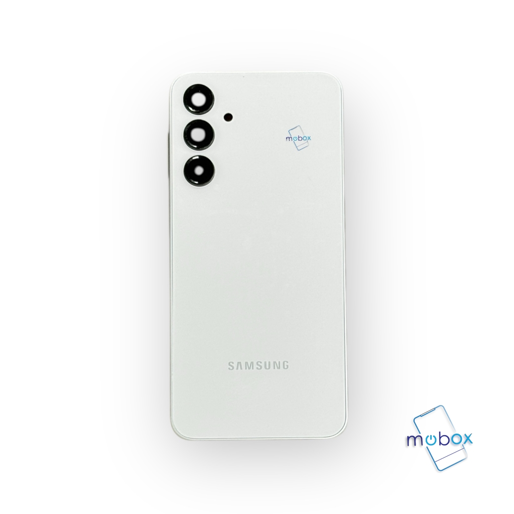 Заден капак за Samsung Galaxy A16 5G / SM-A166B / със стъкло камера и среден борд / Light Gray / Бял