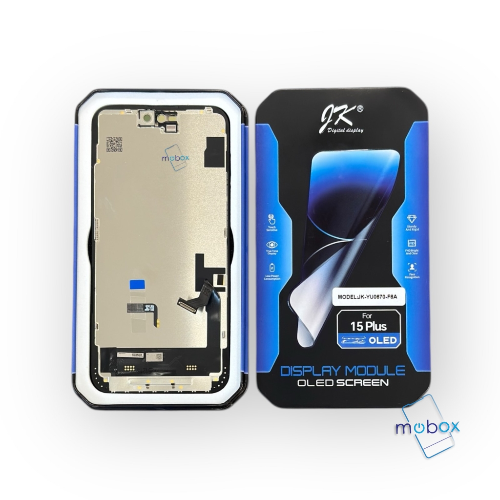 Hard OLED Дисплей за iPhone 15 Plus /LCD +Тъч скрийн /JK