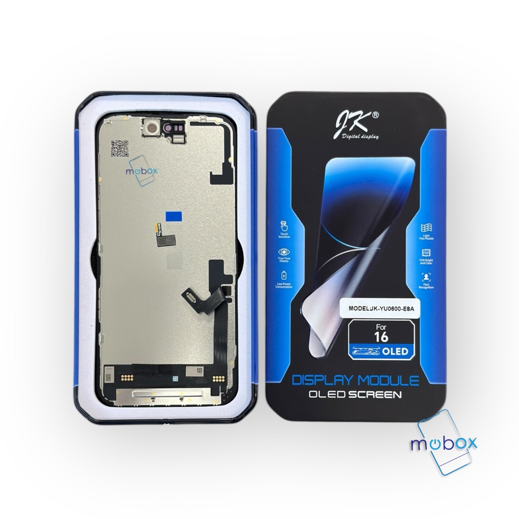 Hard OLED Дисплей за iPhone 16 /LCD +Тъч скрийн /JK
