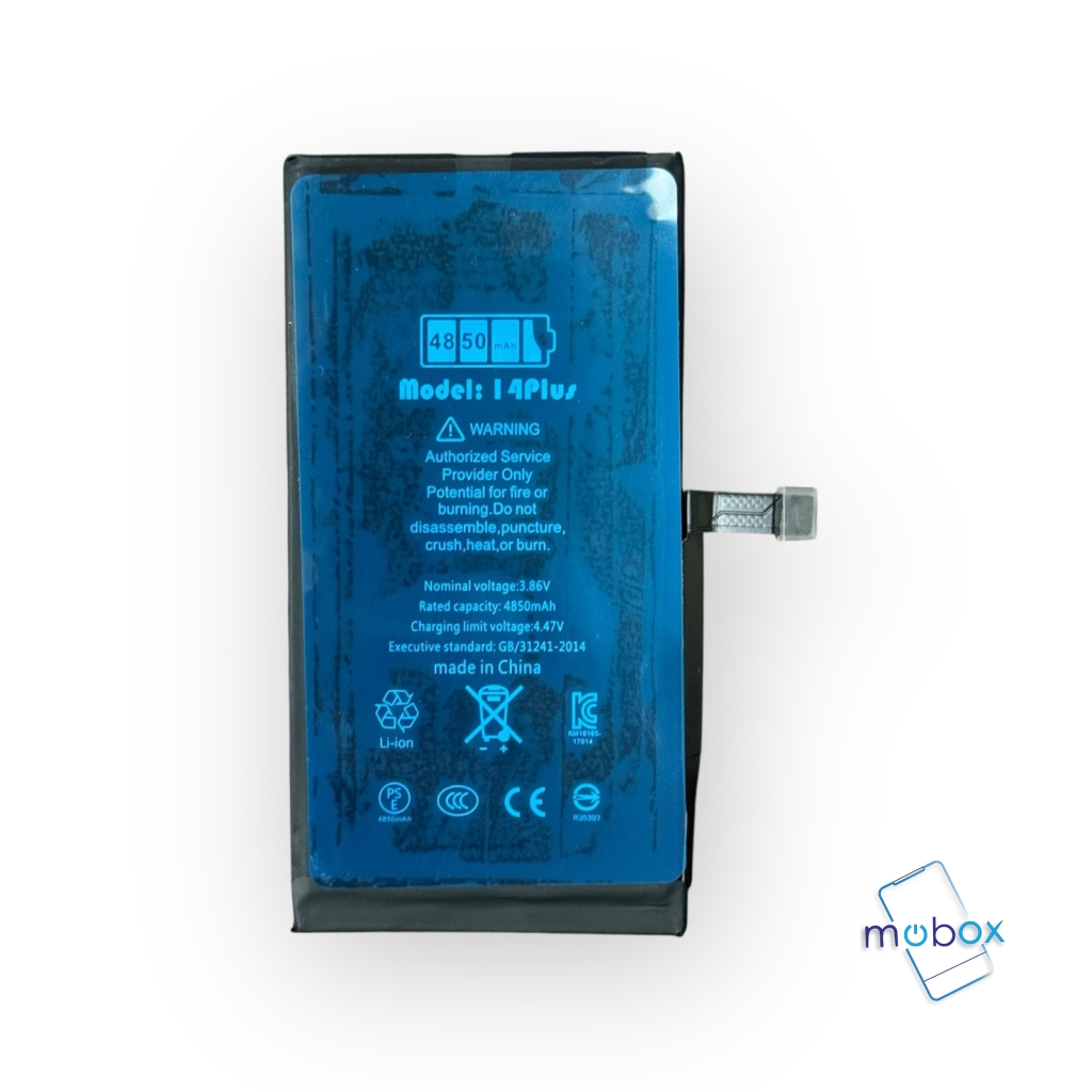 Ti Diagnostic /Нова Батерия за iPhone 14 Plus A2886, A2885, A2888, A2887, A2632 /High Capacity 4850mAh/3.86V/ Валидиране без грешка /100 Health, 