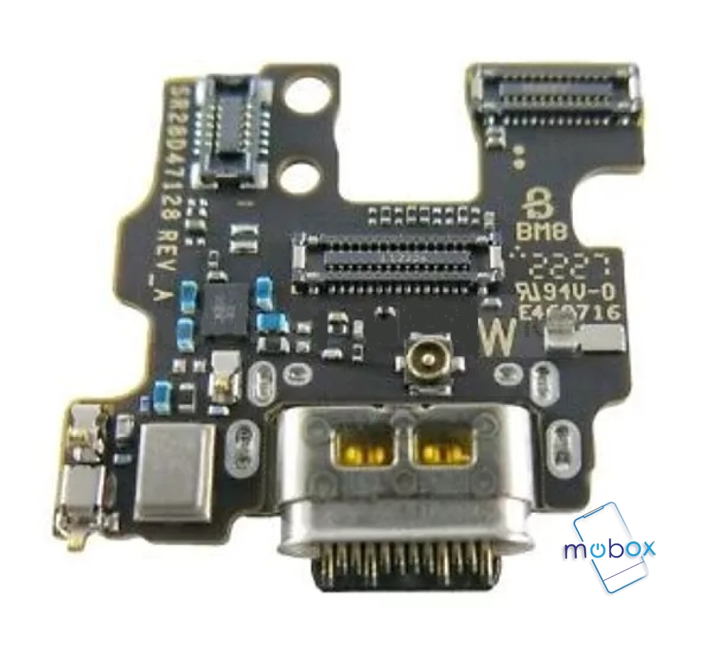 Оригинален блок захранване ( PCB ) за Motorola Edge 30 Ultra XT2241 с микрофон, Service Pack Full Original 5P68C21264