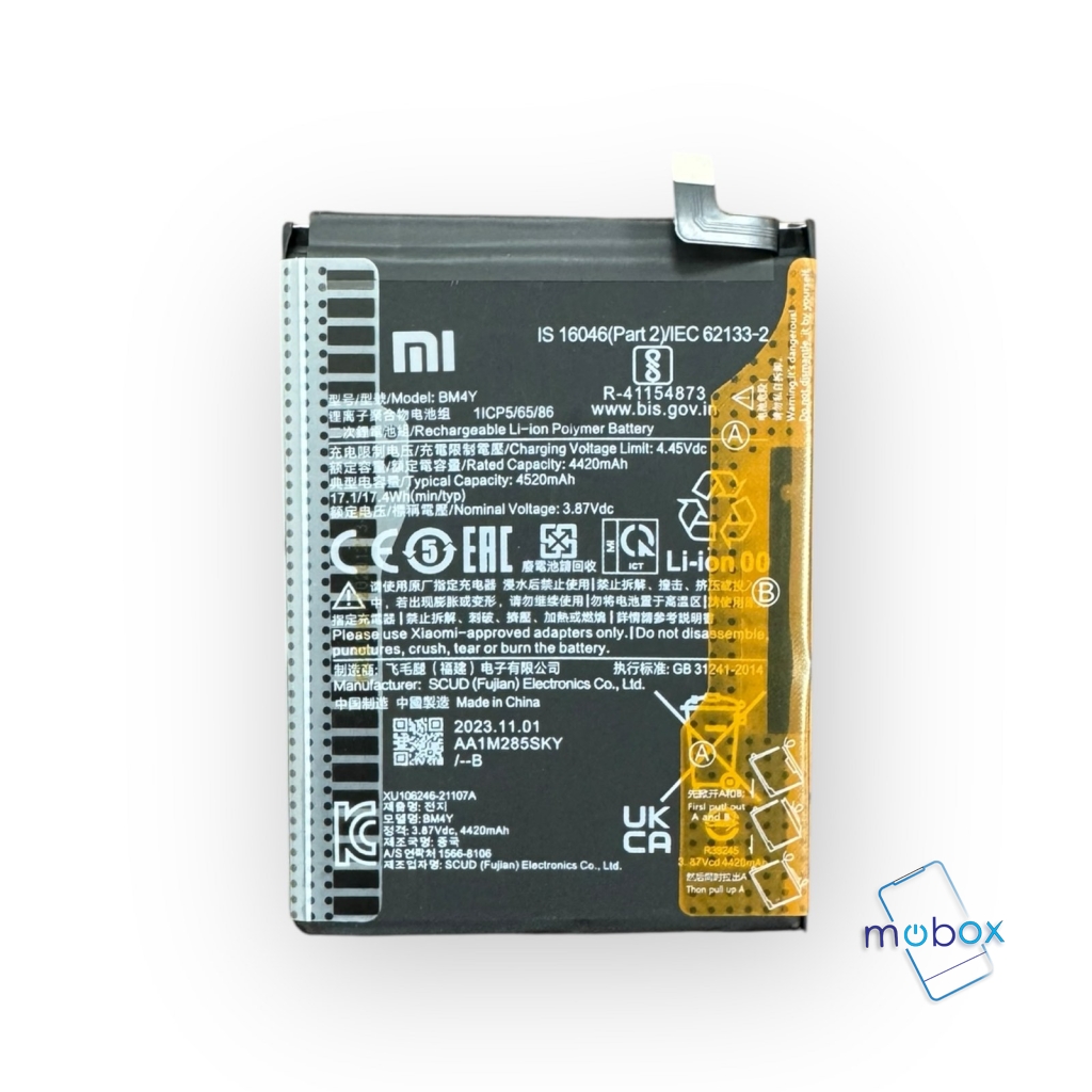 Батерия BM4Y за Xiaomi Mi 11i/Poco F3 /4520 mAh/ Ориг