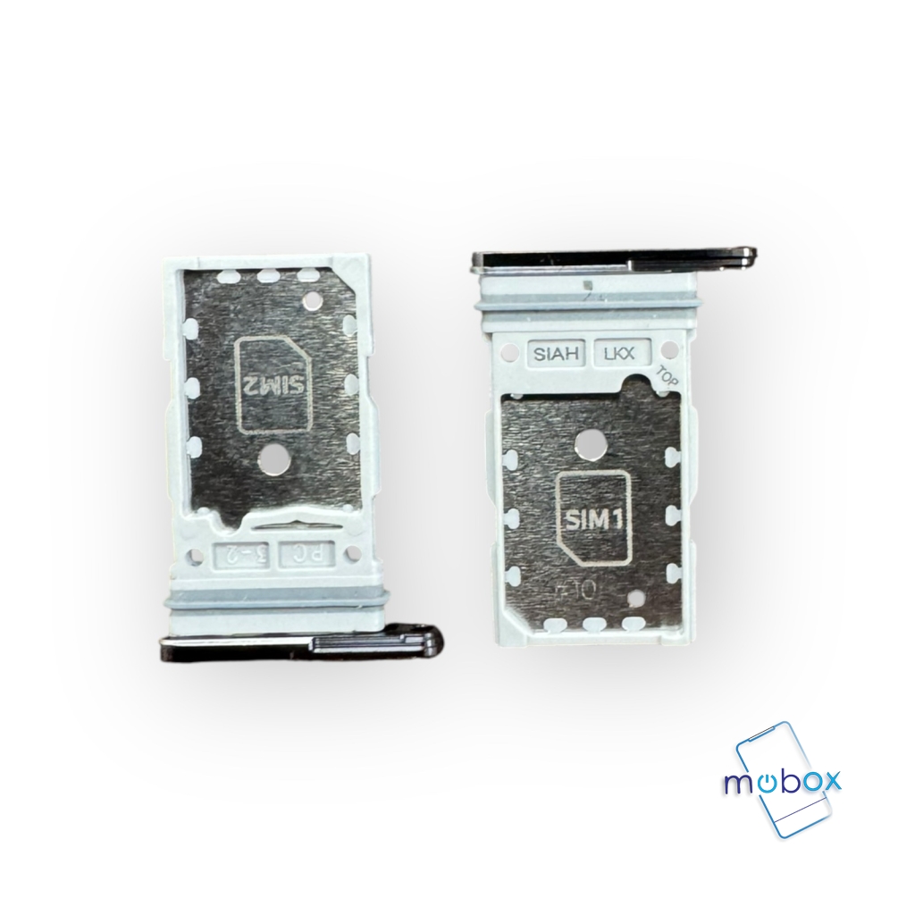 Sim държач за Samsung Galaxy S22 Ultra 5G / S908 / Dual nanoSim / Black/ Черен