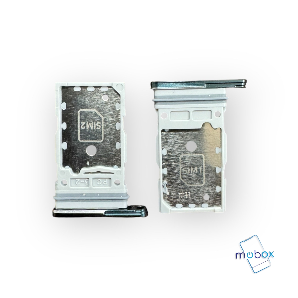 Sim държач за Samsung Galaxy S22 Ultra 5G / S908 / Dual nanoSim / Green/ Тъмно зелен