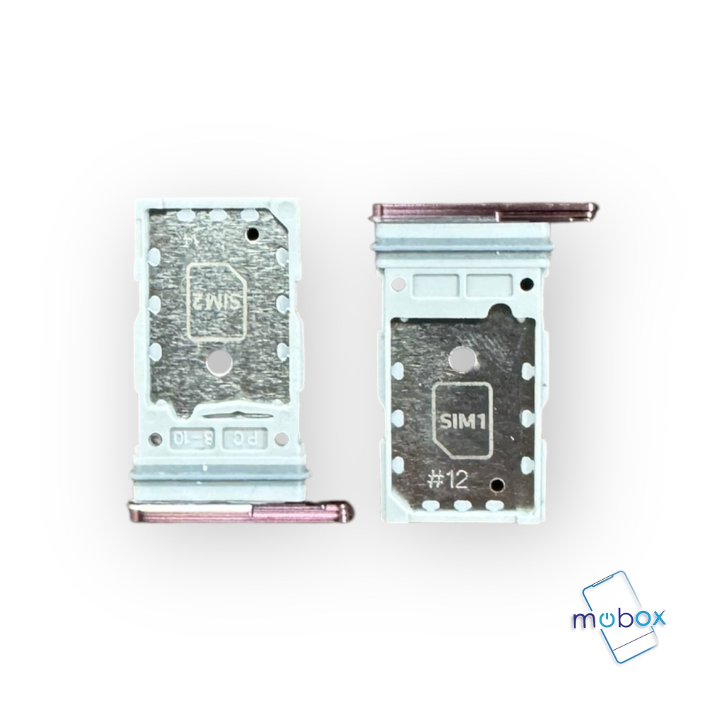 Sim държач за Samsung Galaxy S22 Ultra 5G / S908 / Dual nanoSim / Burgundy / Червен