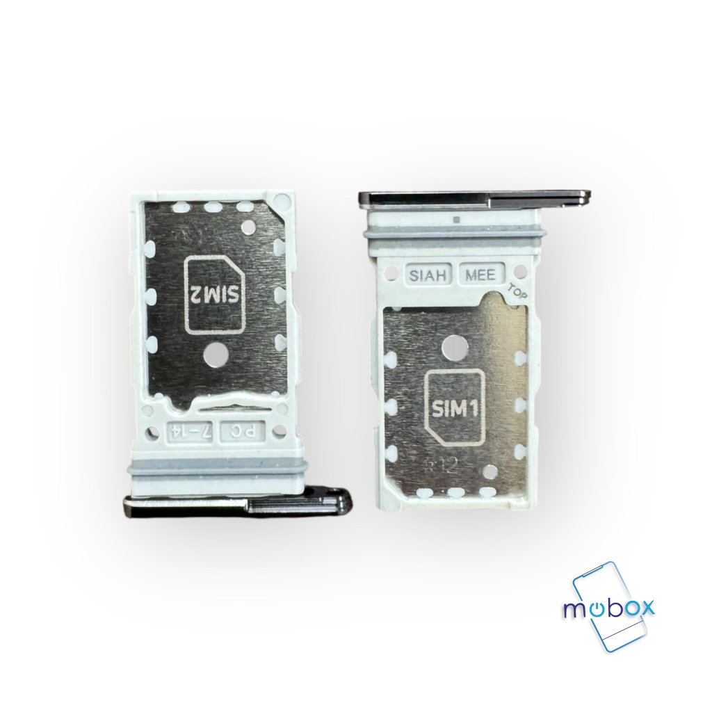 Sim държач за Samsung Galaxy S23 Ultra / SM-S918/ Dual nanoSim / Black / Черен