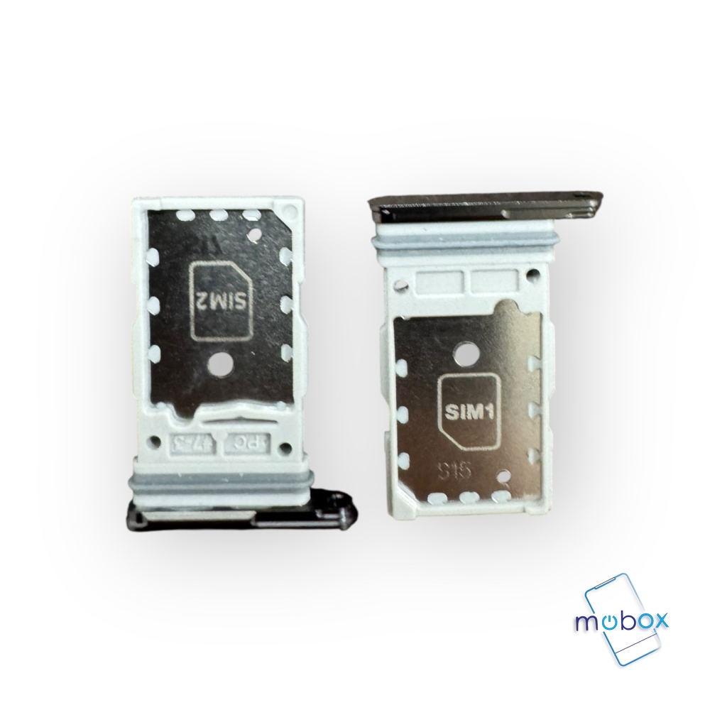 Sim държач за Samsung Galaxy S24, S24 Plus / SM-S921B, SM-S926B /Dual nanoSim/ Black/ Черен