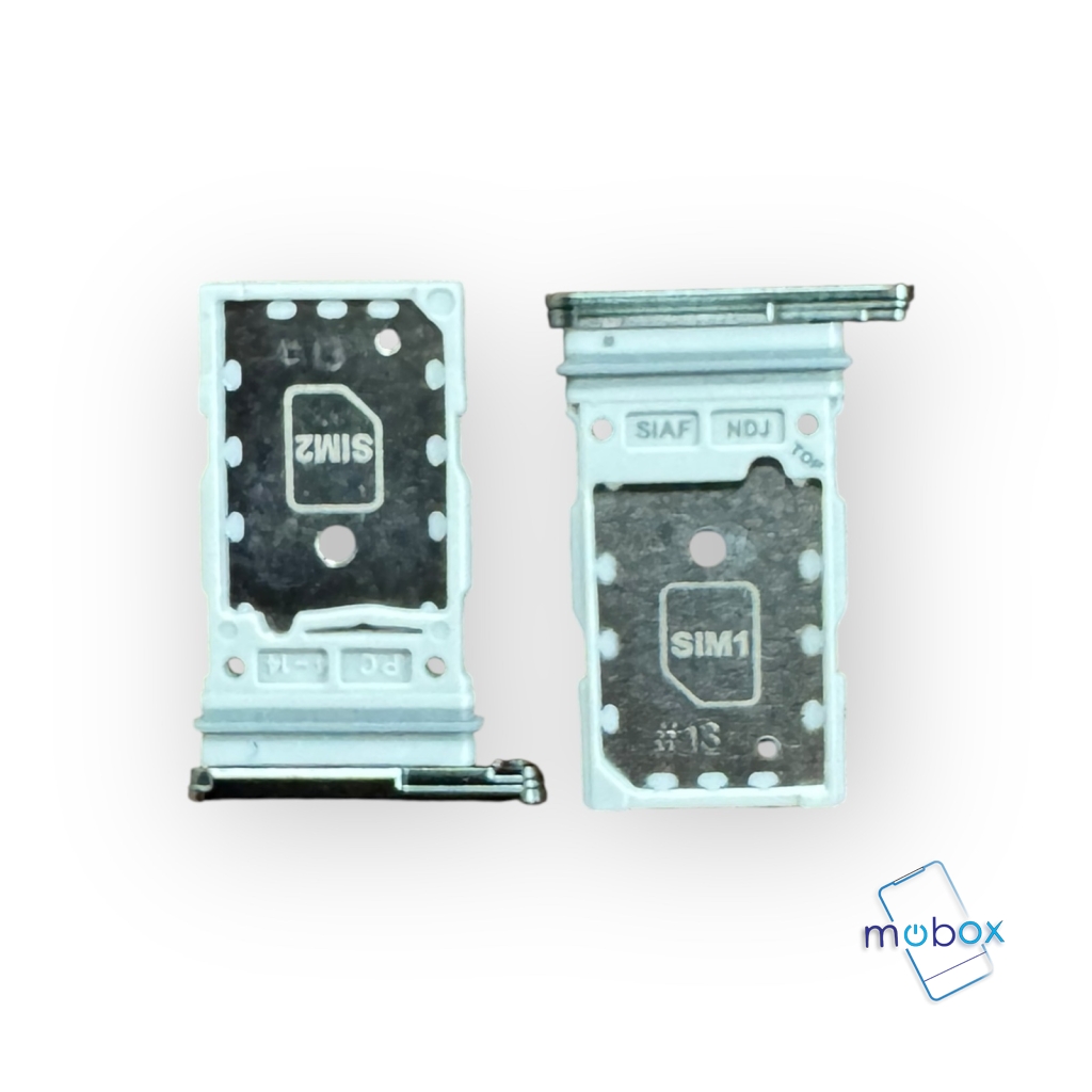 Sim държач за Samsung Galaxy S23 5G, S23 Plus 5G / S911, S916 / Dual nanoSim / Black/ Черен