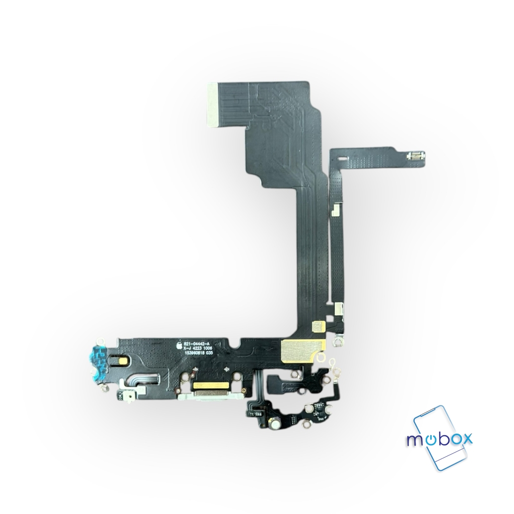 Оригинален лентов кабел блок захранване за iPhone 15 Pro Max /с микрофон / Black / Черен /Pulled