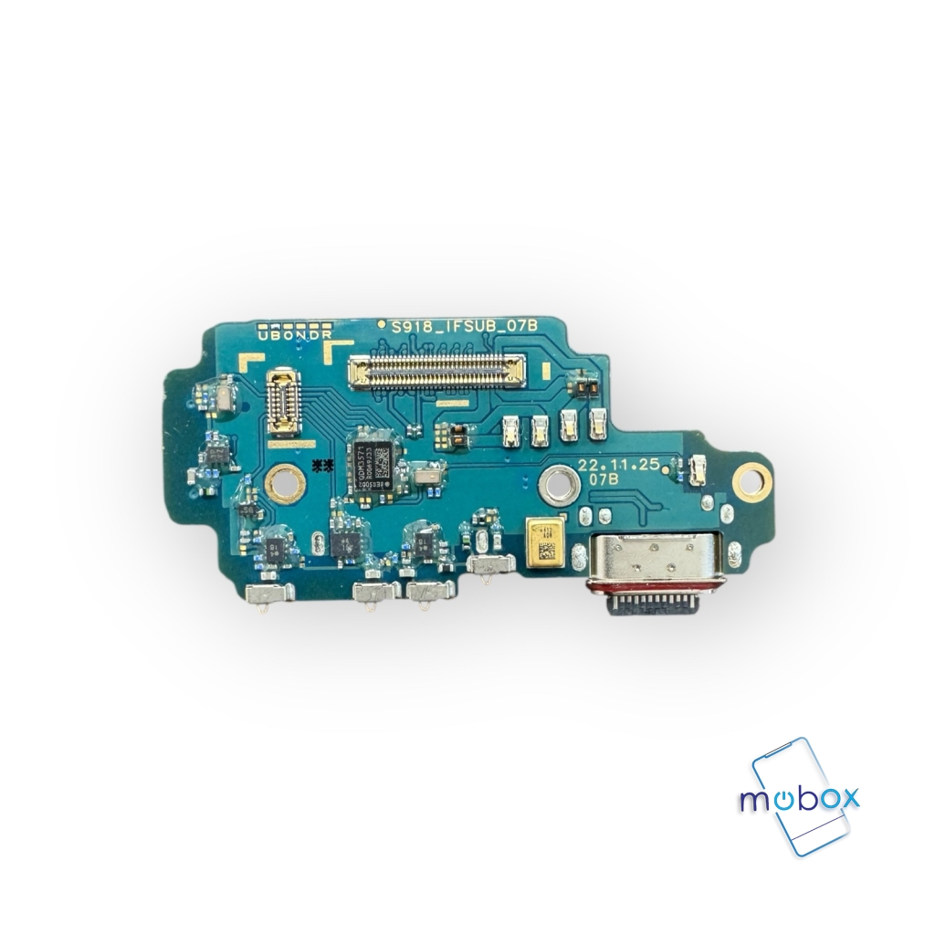 Блок захранване ( PCB ) за Samsung Galaxy S23 Ultra 5G / SM-S918B с микрофон , Ориг