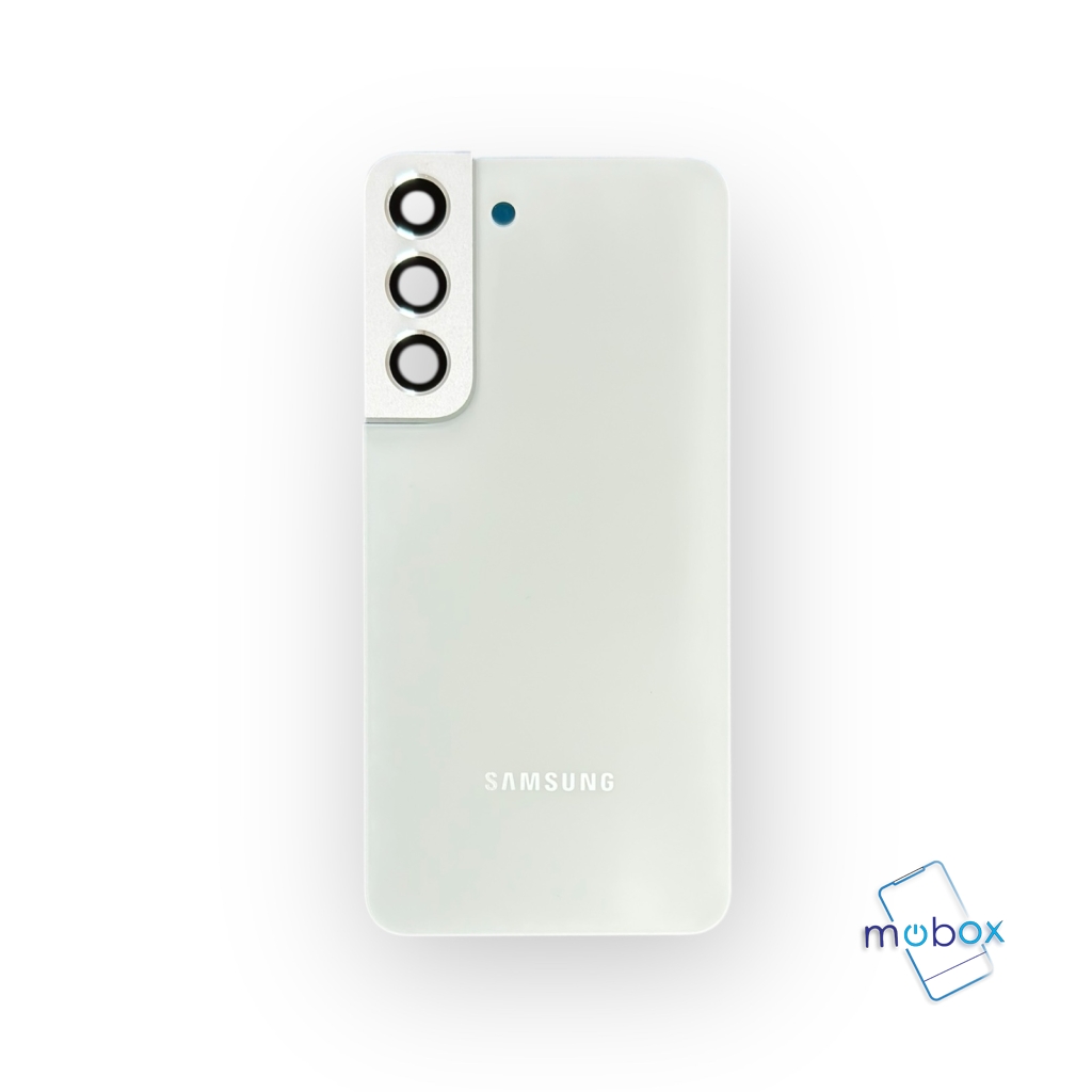 Заден капак за Samsung Galaxy S22 5G / SM-S901B /със стъкло камера/ Phantom white / Бял