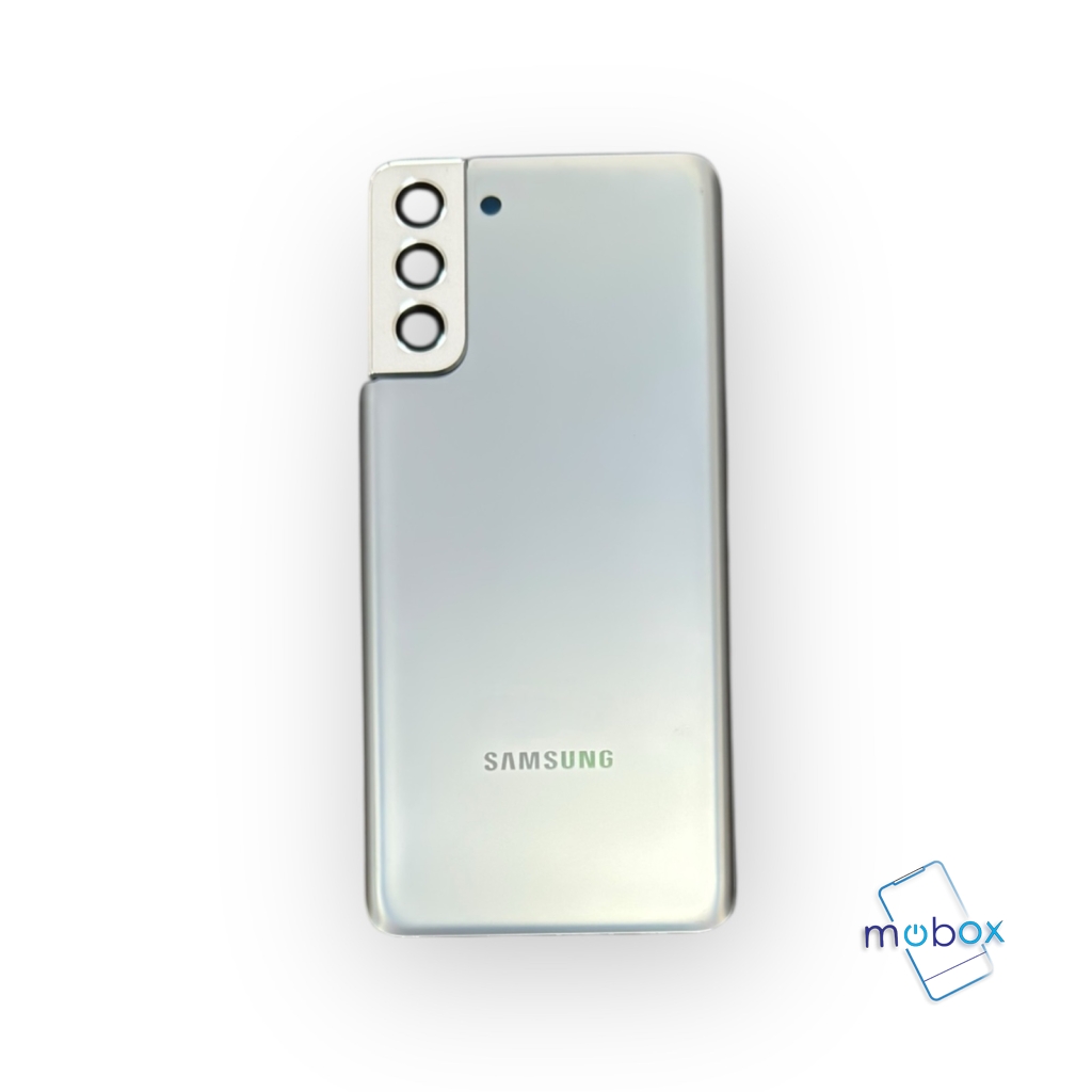 Заден капак за Samsung Galaxy S21 Plus 5G / G996/ със стъкло камера /Задно стъкло Phantom Silver / Сребрист