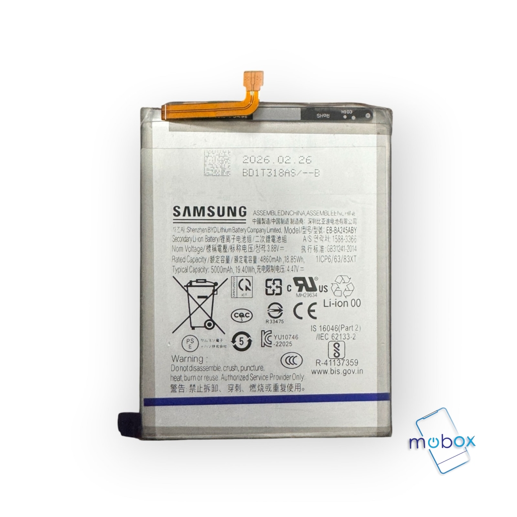 Батерия BA245ABY за Samsung Galaxy A24 / SM-A245F /5000mAh /Оригинал
