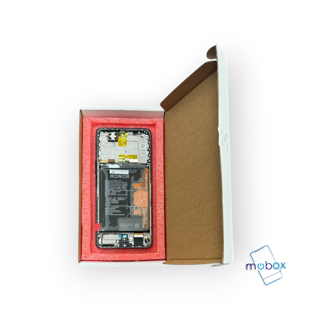 Оригинален дисплей за Honor Magic7 Lite /BRP-NX1M/ Magic 7 Lite/Black/Service Pack/ Full Original/ с черна рамка / 0235AMQP