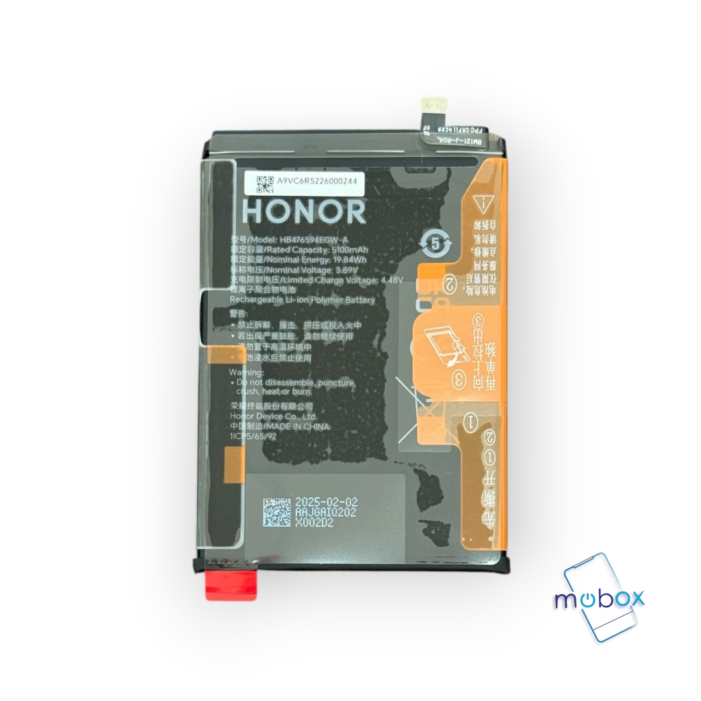 Оригинална батерия HB476594EGW-A за Honor 400 Lite / X70i (5G) / ABR-NX1/ Service Pack / Full original / 0235ANSX