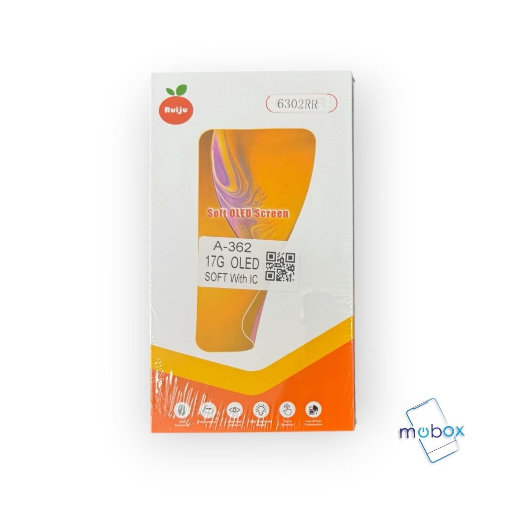 RJ Soft OLED Дисплей за iPhone 17 / LCD +Тъч скрийн /FHD/120 Hz/ With Diagnostic